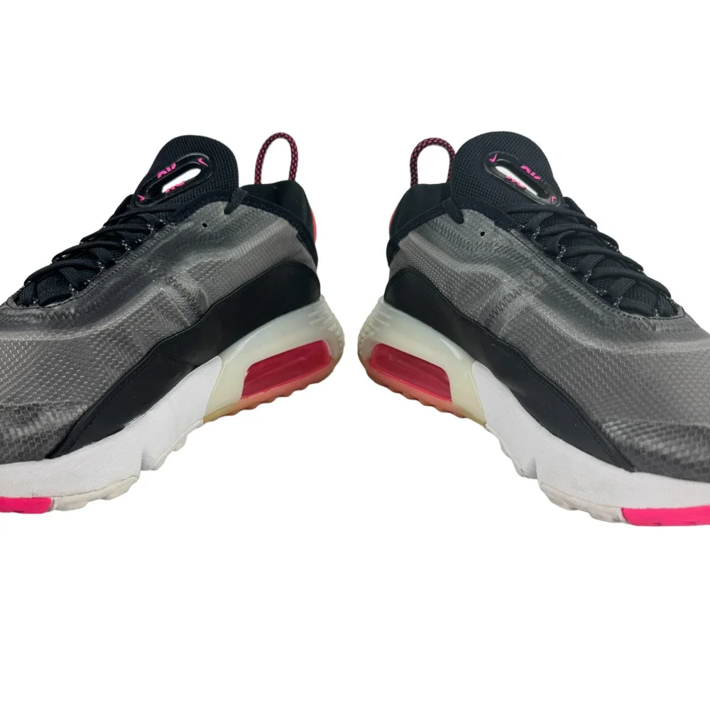 Nike Air Max 2090 Women's Shoes Size 11.5 Black Pink Silver DA4284-001 Lace Up - Picture 3 of 11